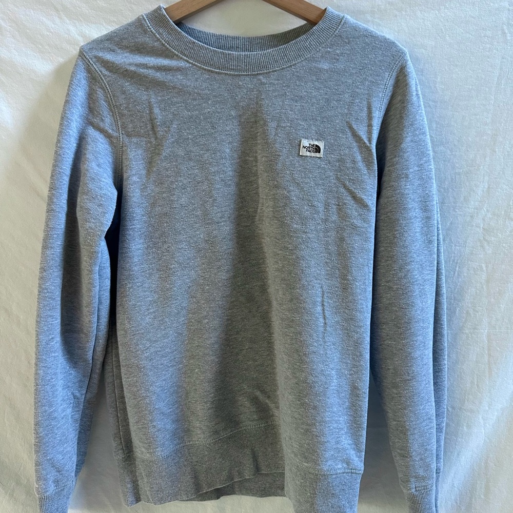 The North Face Heather Gray Crewneck Sweater